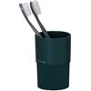 Sealskin Brave Bicchiere Porta spazzolini, ABS, Verde Scuro, B x H x T: 75 x 110 x 75 mm