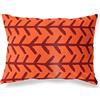 BonaMaison Arancio-Bordeaux Fodera per Cuscino Cotone e Copricuscini Federa per Divano Casa Soggiorno Camera da Letto Decorazione Interni ed Esterni, 45x60 Cm - Progettata e Prodotta in Turchia