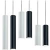 L+ Lampadario cucina moderno, Faretto led soffitto, in metallo, forma cilindro, GU10, da Soffitto, H30cm, diametro 6cm (Bianco, H30 cm)