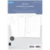Filofax Formato A5 Pianificatore per uso domestico, bianco
