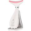 LiFECOKO Massager per viso elettrico Antirughe, massaggiatore di bellezza per il viso e il collo, Massager del dispositivo tonificante per il, Ricaricabile USB portatile (Bianco)