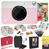 KODAK Printomatic Fotocamera istantanea (Rosa) Pacchetto all-Inclusive + Carta Fotografica Zink (20 Fogli) e Molto Altro