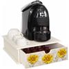 Lupia Contenitore Porta Capsule e Cialde caff蠃assetto ORGANIZER Shabby GIRASOLE 33x33 cm in legno