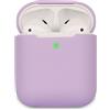 KOKOKA Custodia in Silicone Compatibile con AirPods 2 Custodia, Silicone Protettiva Case Cover per Airpods 2, LED Anteriore Visibile, Lavanda