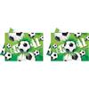 ALMACENESADAN, 4900, Pack Fiesta Furbol; composto da 2 tovaglie Fiesta 120 x 180 cm, ideale per feste e compleanni.