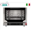 TECNOEKA - Forno convezione elettrico con umidificatore per 4 teglie da mm 600x400 - dim.mm.784x754x634h