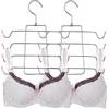 Spldsun 2 Pezzi Canotta Appendiabiti, Grucce Appendiabiti Multistrato, Grucce Salvaspazio Armadio, Richiudibile, per Canottiere, Cami, Reggiseni, Costumi Bagno (Rosa)