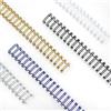 RAYSON Spirali Metalliche per Rilegatura, 15,9 mm, Rilegatura 130 Fogli, 34 Anelli, Formato A4, Multicolore, Confezione da 50