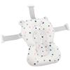 TUORE Sostenitore del Bagnetto per Neonati, Cuscino per Sedile Regolabile per Vasca da Bagno Pieghevole Morbido per Bagno per Bambini (Stelle bianche)