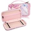 FINTIE Custodia per Nintendo Switch Modello OLED 7.0 / Switch 6.2 - [Antiurto] Portatile di Borsa Protettiva con 10 Titolari per Schede di Gioco & Tasca Interna, Glorious Marble