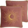 furn. Astrid Piume D'Oca Cuscini (Twin Pack), Poliestere, Rose