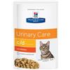 Hill's Pet Nutrition Prescription Diet c/d Urinary Care Multicare con Pollo - 85 grammi