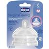 Chicco Natural Feeling Tettarella 6 Mesi Flusso Veloce