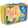 Giochi Preziosi Topo Gigio Astuccio Triplo 3 Zip Per Bambino Scuola