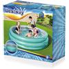 GOLDEN HILL Bestway Piscina 3 Anelli per bambini Effetto metallo 201x53cm