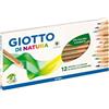FILA Giotto Natura Astuccio di Natura 12 Pastelli Colorati