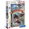 Clementoni 25724 Supercolor Harry Potter, Hogwarts Puzzle 104 pezzi