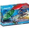 Playmobil City Action 70569 Elicottero della Polizia e Fuggitivo dai 4 ai 10 Anni