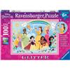 Ravensburger Puzzle Principesse Disney Glitter 100 pezzi XXL