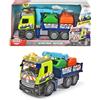 SIMBA TOYS ITALIA Dickie Toys Action Truck Camion Rifiuti Riciclabili Luci e Suoni