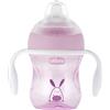 Chicco Transition Cup Tazza Antigoccia per Bambini 4m+ Doppia Valvola Anticolica Rosa 200ml