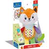 Clementoni- Happy Fox-Peluche Neonato