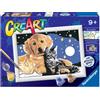 Ravensburger CreArt, Cielo Stellato, Dipingere con i Numeri