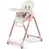 Peg Perego Seggiolone Prima Pappa Follow Me Mon amour colore Rosa