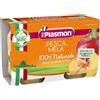 Plasmon Omo Frutta Pesca e Mela Offerta 12 vasetti da 104gr