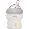 ARTSANA Chicco Natural Feeling Biberon Anticolica 0M+ 150 ml con Tettarella Silicone Colore Neutro