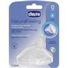 ARTSANA Chicco Tettarella NaturalFeeling 0m+ Flusso Lento Silicone