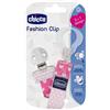ARTSANA Chicco Clip con Nastro per Succhietto Colore Rosa