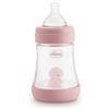 Chicco Biberon Anticolica Perfect 5 Flusso Lento 150 ml Rosa