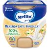 Mellin Merenda al Latte Vaniglia 4 Confezioni da 2x100gr