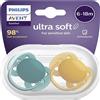 SKILLS IN HEALTHCARE AVENT Philips Avent SCF091/04 Ciuccio Ultra soft senza BPA per Bambini da 6 a 18 mesi Neutro