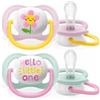 SKILLS IN HEALTHCARE AVENT Philips Avent SCF080/09 Ciuccio Succhietto Ultra Air Happy 0-6 Mesi Confezione 2 pz