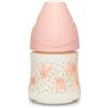 Suavinex Biberon con Tettarella Rotonda in Silicone Flusso Lento Hygge Colore Rosa 150 ml