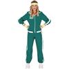 SICA Fiestas Guirca Squid Game Costume Verde Giocatore Taglia L Donna