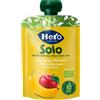 FATER HERO Hero Solo Frutta Frullata 100% BIO, Mela e Banana 4 Confezioni da 100 g