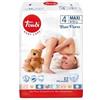 PERFETTI FISSAN SILC Trudi Pannolini Mutandina Taglia 4 Maxi 8-15 Kg Confezione da 12 Pannolini