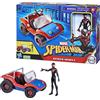 MB ITALY Hasbro Marvel Spider-Man, La Macchina di Miles Morales e Spider-Ham