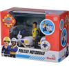 SIMBA TOYS ITALIA Simba - Sam Il Pompiere Moto Polizia con Personaggio
