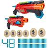TOYS ONE Zuru X-shot Dino Attack Combo Pack 2 Pistole