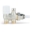 WATTS - VALVOLA TERMOSTATIZZABILE 102M NICHELATA A 4 VIE DN 3/4 X 1/2 102M12AM34