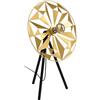 EGLO Castanuelo, lampada da comodino dal design retrò, lampada da tavolo | tripode in metallo oro e nero, lampada deco per camera da letto e soggiorno, attacco E27