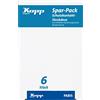 Kopp economy pack 6x 1-gang per uso domestico, 250V (16A), IP20, presa con contatto di protezione maggiorato, da incasso, montaggio a parete semplice, palissandro-marrone, 920726019