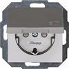Kopp Presa Athenis con contatto di terra, 250 V, con coperchio, acciaio, 940147089