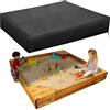 MRWIZMS Telo di Copertura per Sabbiera, con Coperchio per Sandbox, Square Outdoor Garden, Adatto per La Protezione dei Giocattoli dei Bambini (140x140cm)