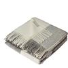LANEROSSI, Plaid Iseo, 130x170 cm, 100% Lana Vergine, Grigio Check