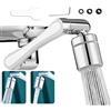 Tesyeux Prolunga Rubinetto Bagno,1440° Rubinetto Rotante Robotic Arm Swivel Extension Faucet Aerator,2 Modalità Regolabili Estensione Rubinetto Universali per Rubinetti Filettati M20/M22/M24 Lavello Cucina